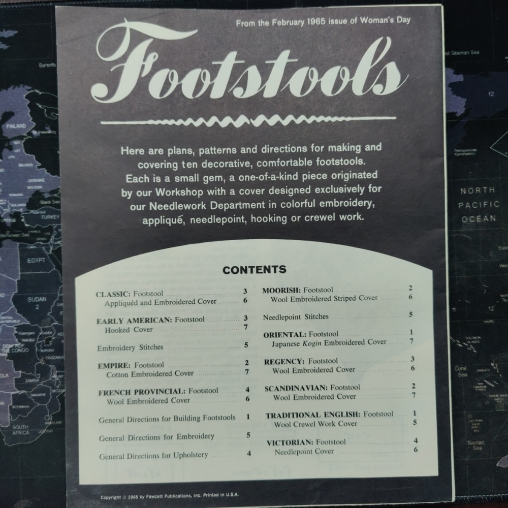Vintage Footstools Pattern Booklet